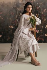 ASH ROSE-3PC LAWN EMBROIDERED SUIT