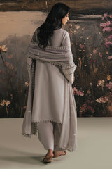 ASH ROSE-3PC LAWN EMBROIDERED SUIT