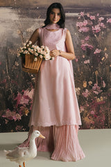 PINK BLOSSOM-3PC LAWN EMBROIDERED SUIT