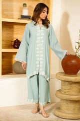 LUNAR BLUE-2PC (SHIRT & TROUSER)