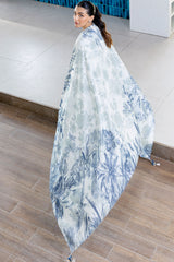 WHIMSICAL TEAL-3PC (SHIRT, TROUSER & DUPATTA)