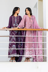 MYSTIC DUST-3PC SATIN EMBROIDERED SUIT