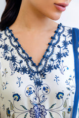 IVORY ORCHID-3PC (SHIRT,TROUSER & DUPATTA)