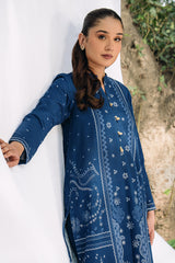 COBALT RELIC-2PC KHADDAR SUIT