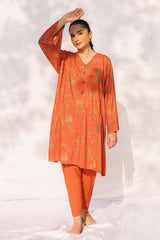 VIVID RUST-2PC LINEN SUIT