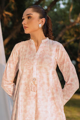 PINK TALE-1 PIECE KHADDAR PRINTED SHIRT