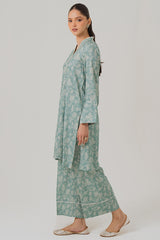 REEF WATERS-2 PIECE LINEN PRINTED SUIT