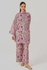 FLORAL IMPRESSION-2 PIECE (SHIRT & TROUSER)