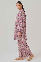 FLORAL IMPRESSION-2 PIECE (SHIRT & TROUSER)