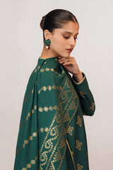 MEADOW GREEN-3 PIECE JACQUARD SUIT