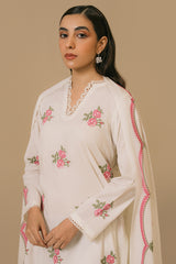 SKY BLOOM-2PC (SHIRT & DUPATTA)