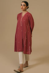 MAUVEWOOD-LAWN EMBROIDERED SHIRT