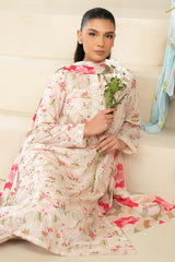 CRYSTAL AURA-3 PIECE LAWN SUIT