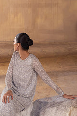 ASMAANI-3PC CHIFFON EMBROIDERED PRET