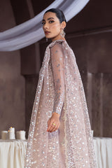 AFSANA-3PC ORGANZA EMBROIDERED PRET