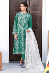 FLORAL BLISS-3PC DIGITAL PRINTED LAWN SUIT