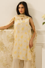 MUSTARD MELODY-3 PC PRINTED LAWN SUIT
