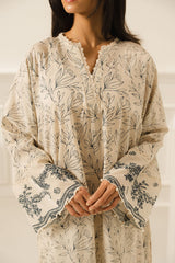 DUSTY GLINT-2 PC PRINTED LAWN SUIT