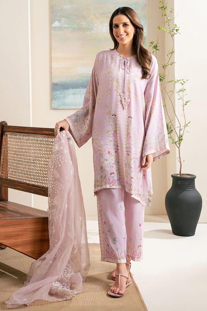 LAVENDER DUSK-3PC (SHIRT, TROUSER & DUPATTA)