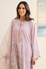 LAVENDER DUSK-3PC (SHIRT, TROUSER & DUPATTA)