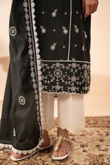 OBSIDIAN GRACE-2PC (SHIRT & DUPATTA)