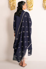 BLUE BLISS-2PC (SHIRT & DUPATTA)