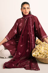 ROSE GLAM-2PC (SHIRT & DUPATTA)