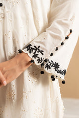 MUTED PEARL- 3PC EMBROIDERED LAWN SUIT