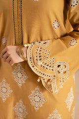 MEADOW GOLD-3PC CHIKANKARI SUIT