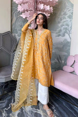 MAJESTIC GOLD-2PC (SHIRT & DUPATTA)