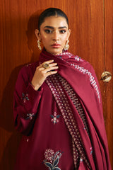 DEEP HAZE-2 PIECE MARINA EMBROIDERED SUIT
