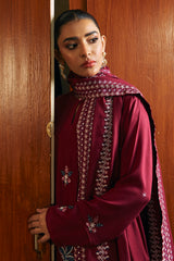 DEEP HAZE-2 PIECE MARINA EMBROIDERED SUIT
