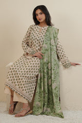 LILY GRACE-3PC PRINTED LAWN SUIT