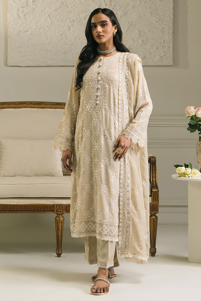 ORNATE BLOOM 3 PC SHIRT DUPATTA TROUSER Ornate bloom 3 pc shirt dupatta trouser