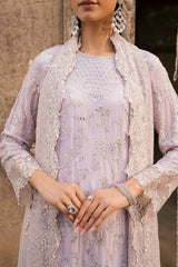 LAVENDER GLAM-3PC CHIFFON EMBROIDERED PRET