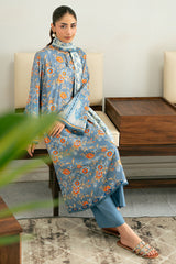 BLUE GLASS-3PC (SHIRT, TROUSER & DUPATTA)