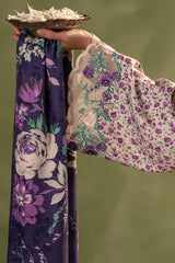 LAVENDER FRAME-3 PIECE PRINTED MARINA SUIT