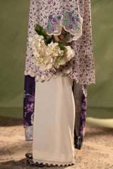 LAVENDER FRAME-3 PIECE PRINTED MARINA SUIT