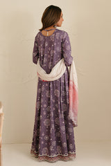 MISTIC FLORID-3PC SILK EMBROIDERED SUIT