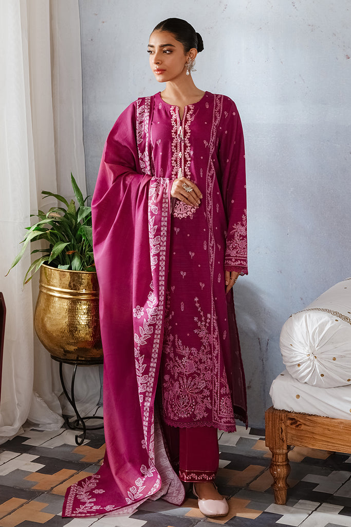 BATON ROUGE-3PC KHADDAR PRINTED SUIT