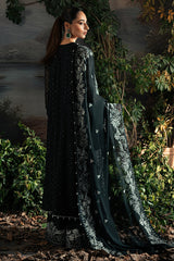 ONYX ZEST-4PC CHIFFON EMBROIDERED SUIT