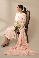 PINK SPLASH 2PC (SHIRT & DUPATTA)