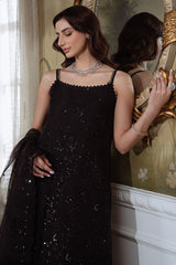 ONYX DREAM-4PC ORGANZA EMBROIDERED SUIT