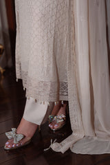 DUNE GRACE-4PC CHIFFON EMBROIDERED SUIT