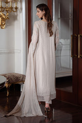 DUNE GRACE-4PC CHIFFON EMBROIDERED SUIT