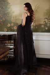 ONYX DREAM-4PC ORGANZA EMBROIDERED SUIT