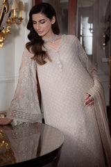 DUNE GRACE-4PC CHIFFON EMBROIDERED SUIT