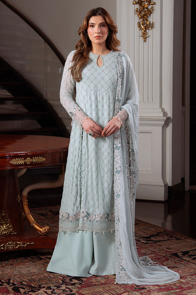 AQUA ICE-4PC (SHIRT, TROUSER ,SLIP & DUPATTA)