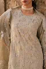 SILVER MIST-3PC SILK EMBROIDERED PRET