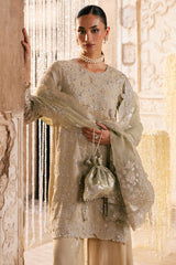 SILVER MIST-3PC SILK EMBROIDERED PRET